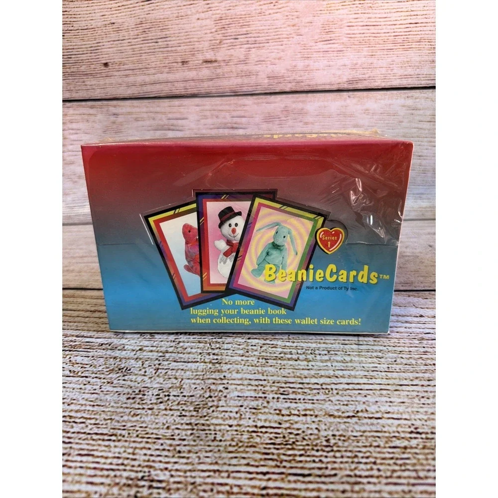 BeanieCards Series 1 1998 Trading Cards 384 Card Set Factory Sealed Box New